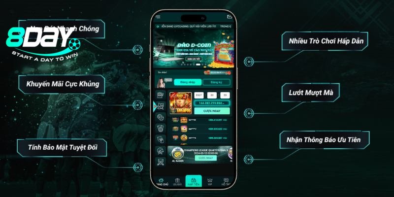 Tải app 8DAY dành cho thiết bị android